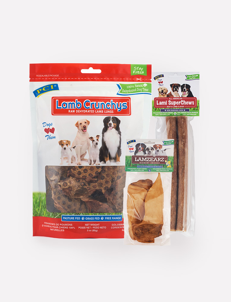 PCI Hickory Smoked Flavor Beef Hooves Dog Treat 10 Pack Pet Center Inc. - Cow Bones 